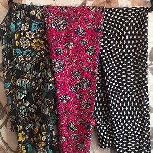 3 Lularoe Leggings